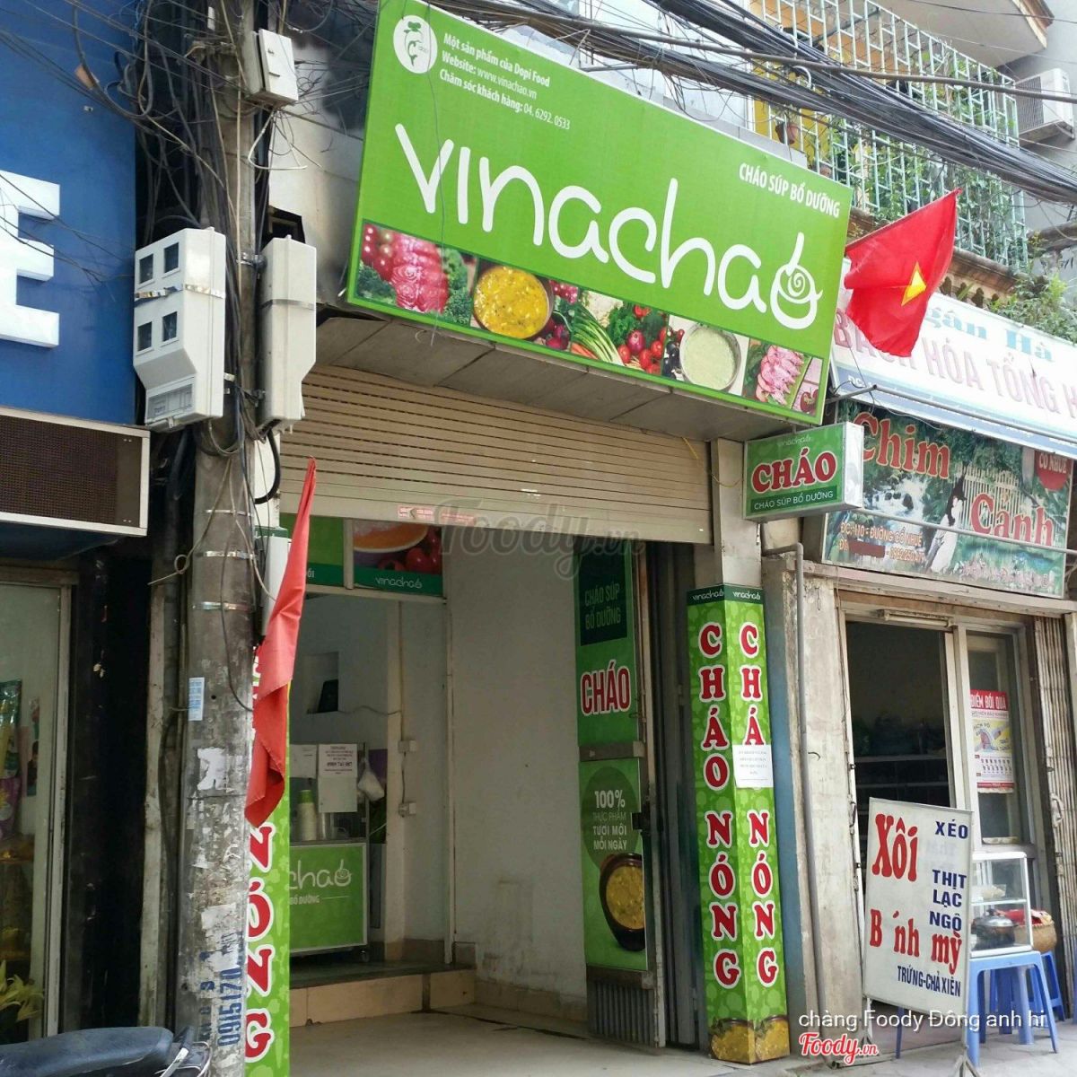 hệ thống chấm công cho vina cháo