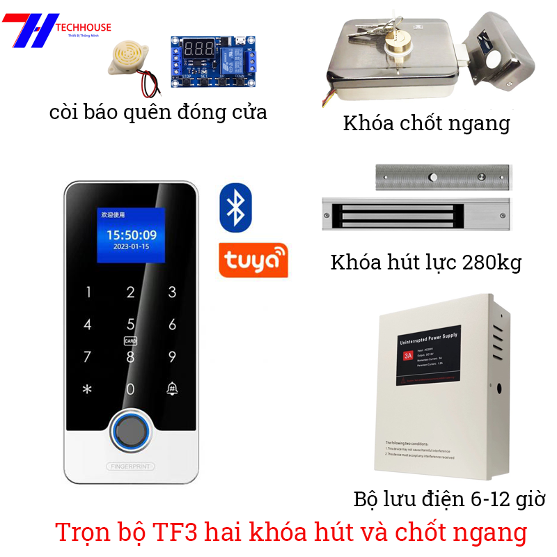 Bộ Khóa Vân Tay Cho Cửa Sắt Kasslock J300x