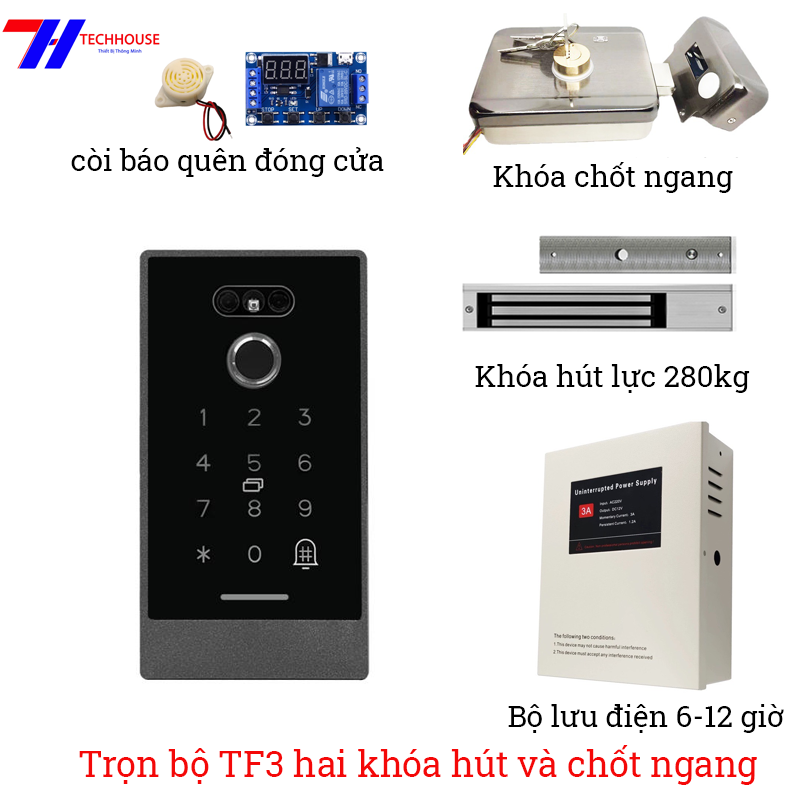 Bộ Khóa Vân Tay Cho Cửa Sắt Kasslock k5